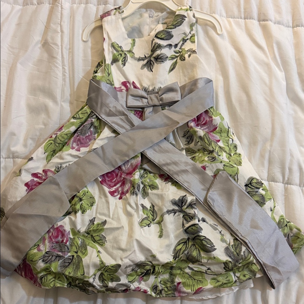 Little Girls “Sugar Plum” Floral Easter/Party Dress